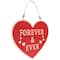 13.75" Forever & Ever Valentine's Day Wall Decoration